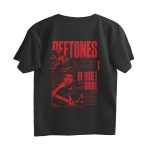 deftones oversized t shirt both sides pritned