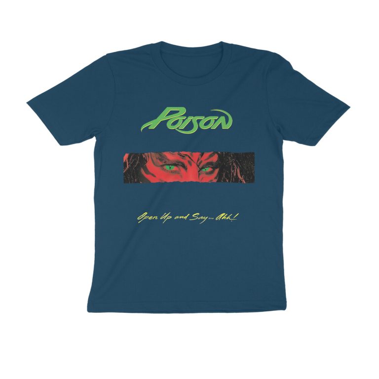 poison band t shirt open up