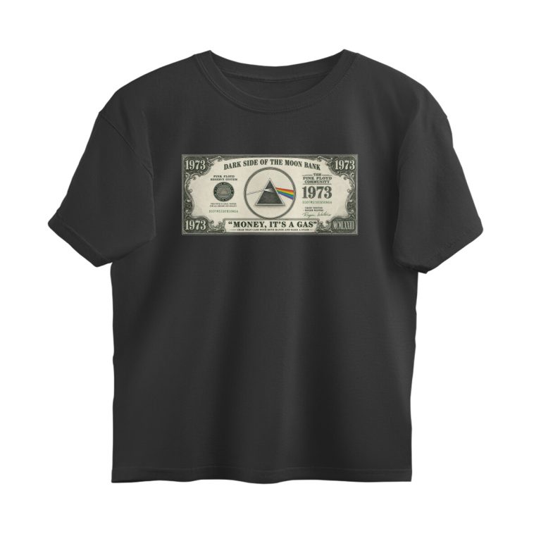 pink floyd oversized t shirt bank note