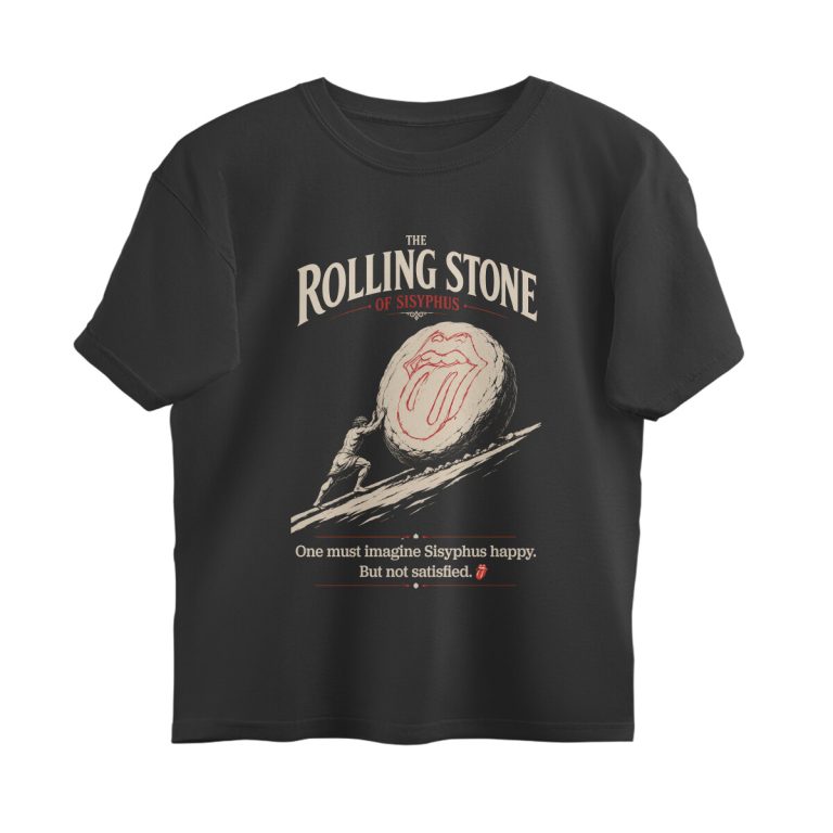 greek mythology x rock music oversized t shirt sisyphus