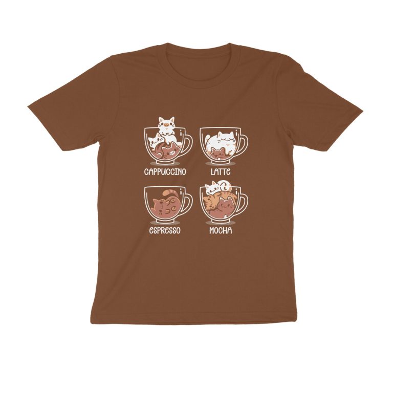 cute t shirt coffee and cats