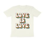 love is love t shirt retro typography