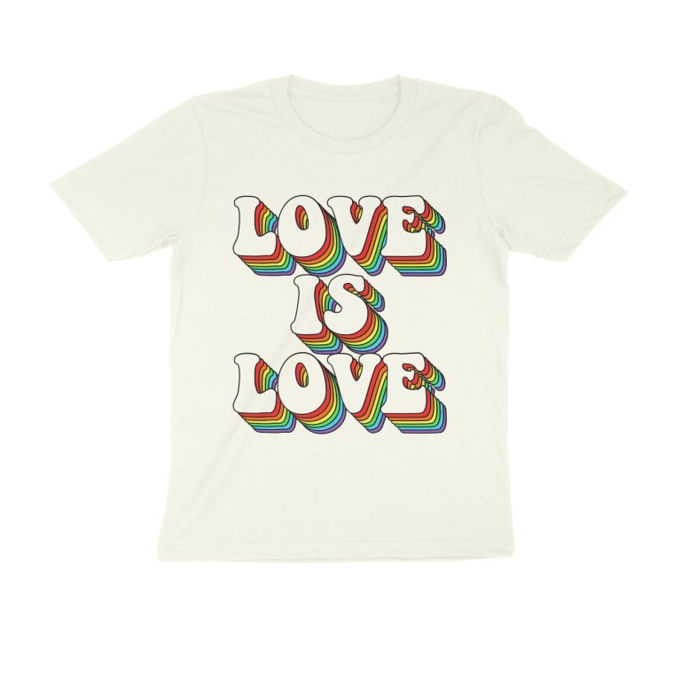 love is love t shirt retro typography