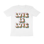 love is love t shirt retro typography