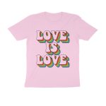 love is love t shirt retro typography