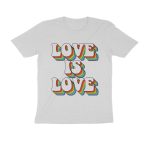 love is love t shirt retro typography