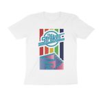 the strokes t shirt colorful geometry