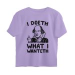 shakespeare funny oversized t shirt i doeth