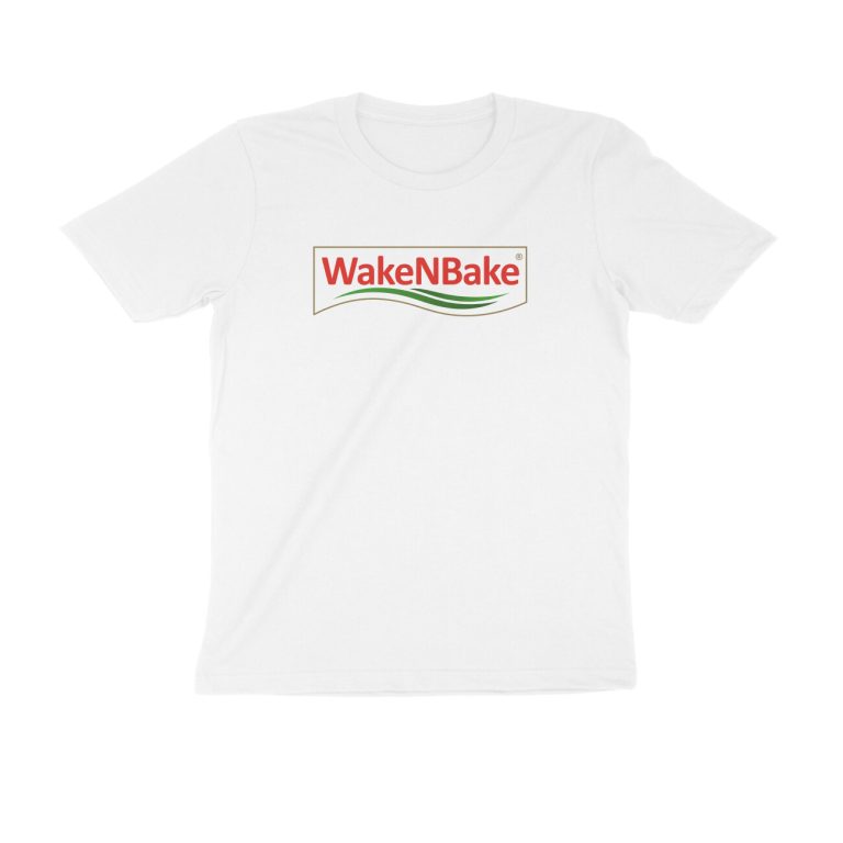 twisted logo t shirt wake n bake