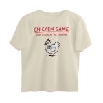 chicken game oversized t shirt game over
