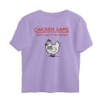 chicken game oversized t shirt game over