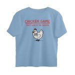 chicken game oversized t shirt game over