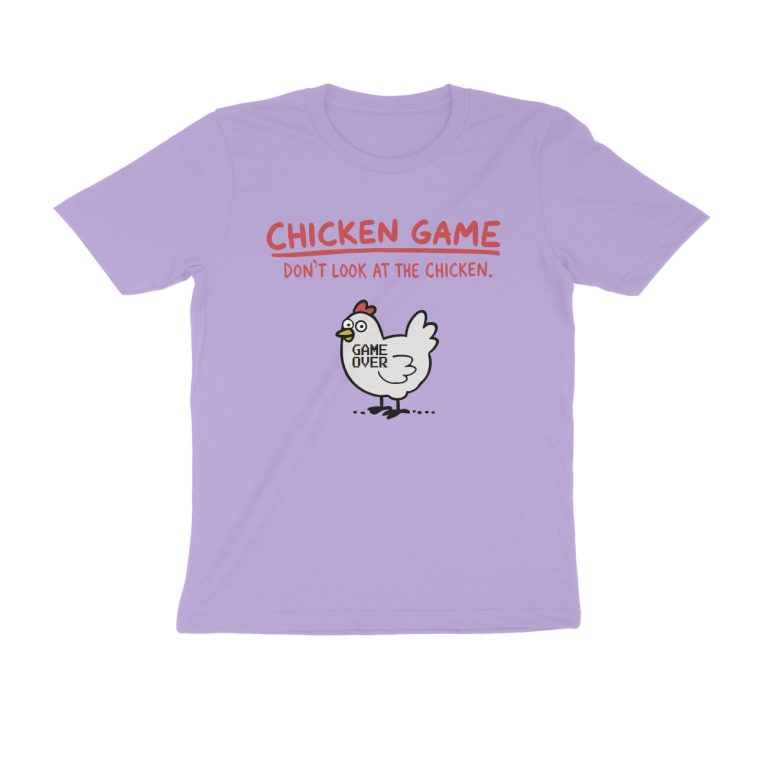 chicken game t shirt game over