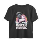 death metal unicorn oversized t shirt