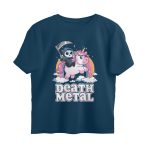 death metal unicorn oversized t shirt