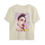 rina sawayama oversized t shirt white teeth