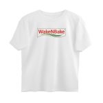 twisted logo oversized t shirt wake n bake