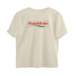 twisted logo oversized t shirt wake n bake