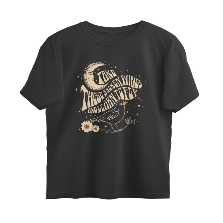 the beatles oversized t shirt blackbird