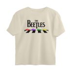 the beetles oversized t shirt abbey road parody
