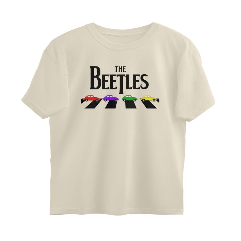 the beetles oversized t shirt abbey road parody
