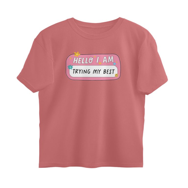 trying my best oversized t shirt
