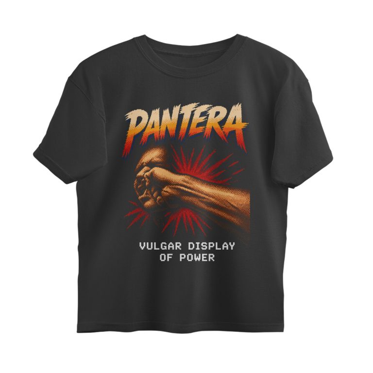pantera oversized t shirrt street fighter style