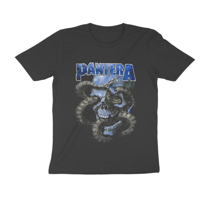 Size XL Black Pantera T-shirt - Skull and Snake