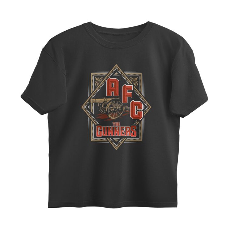 arsenal oversized t shirt the gunners badge