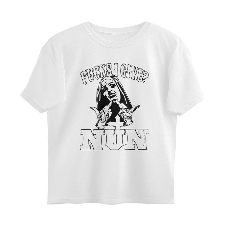 i give nun oversized t shirt