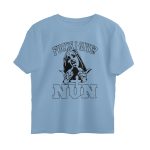 i give nun oversized t shirt