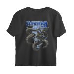 pantera oversized t shirt skull and snake