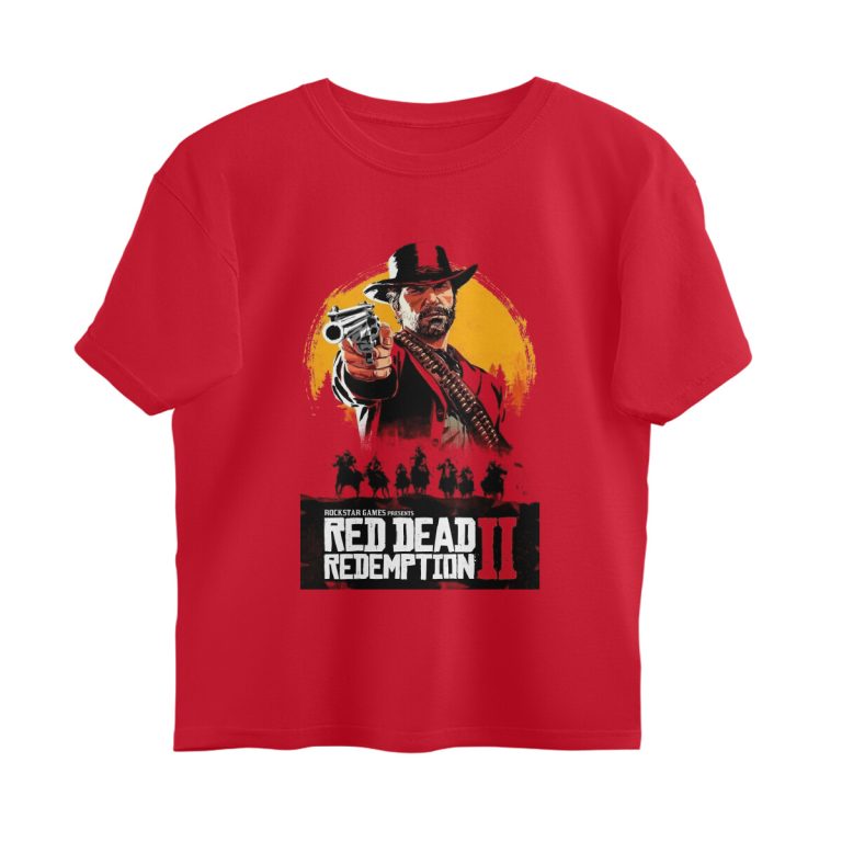 red dead redemption 2 oversized t shirt cover art