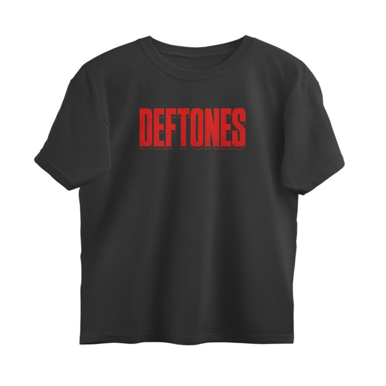 deftones oversized t shirt both sides pritned