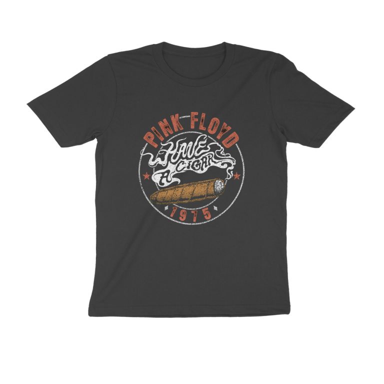 pink floyd t shirt have a cigar