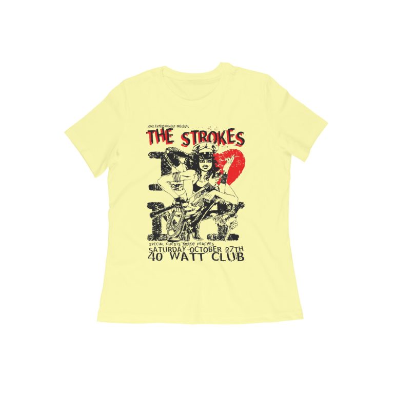 strokes women t shirt vintage