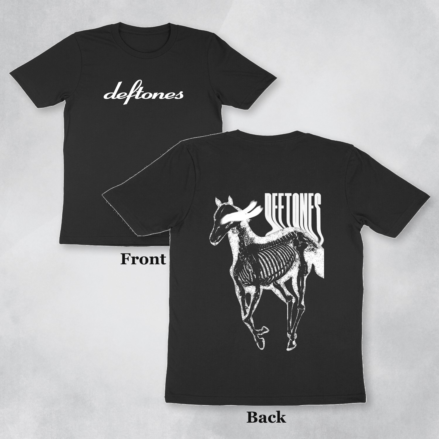 deftones t shirt pony both sides front back deftones t shirt pony both sides front back