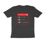 coding t shirt in case of fire