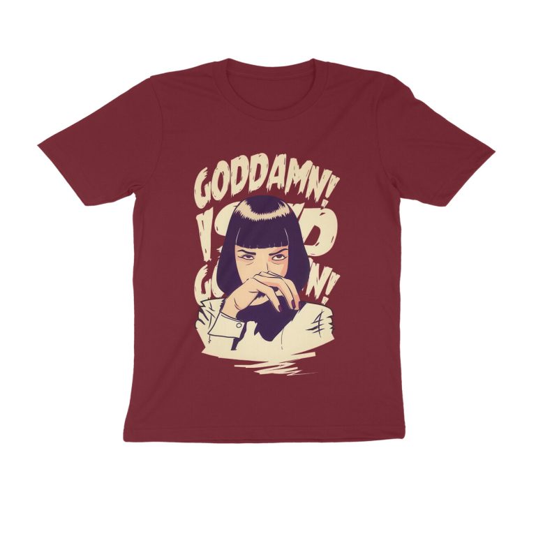 pulp fiction t shirt goddamn
