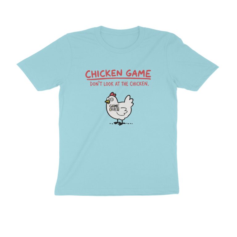 chicken game t shirt don't look at the chicken