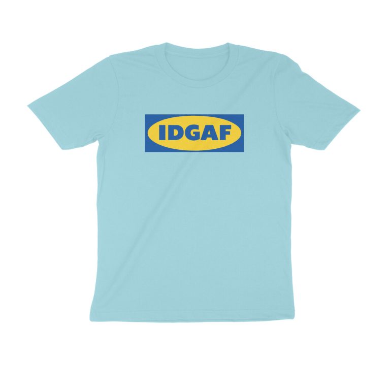 twisted logo t shirt idgaf