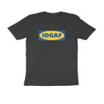 twisted logo t shirt idgaf