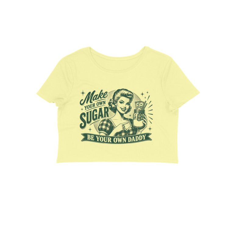 feminism crop top make your own sugar