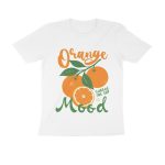 orange mood t shirt squeeze the day