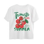 tomato girl oversized t shirt summer