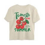 tomato girl oversized t shirt summer