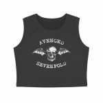 avenged sevenfold crop tank top both sides