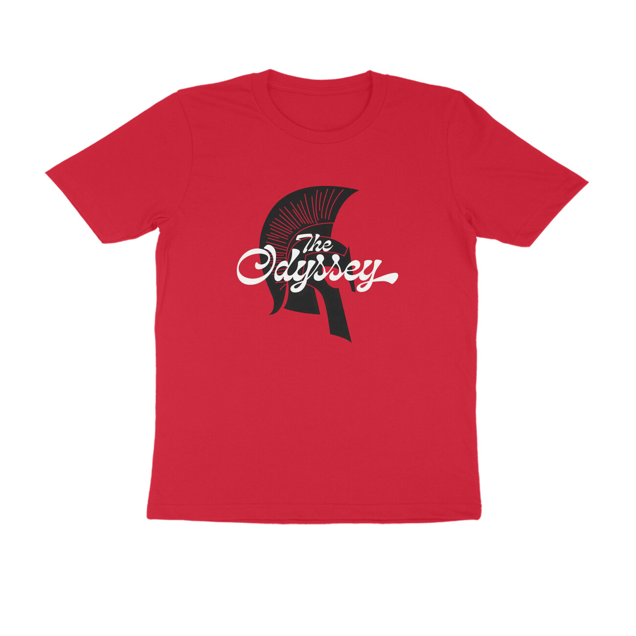 The Odyssey T-shirt - Red front 6a5a30379809e red s men round.jpg