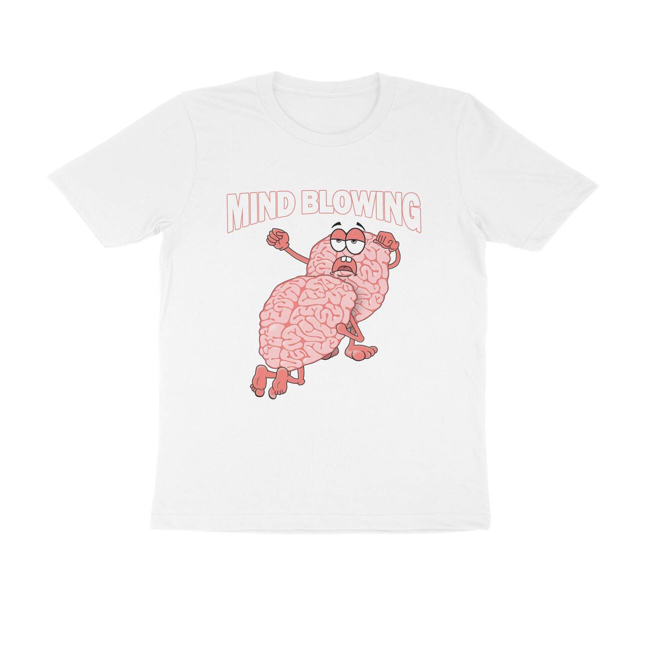 Mind Blowing T-shirt - White front 6a5fe4144be99 white s men round.jpg