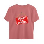 sorry i'm drunk oversized t shirt